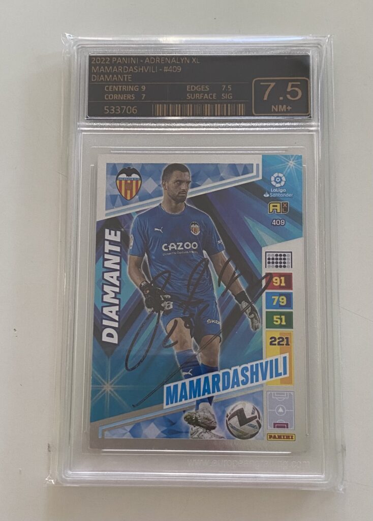 FIRMA ORIGINAL MAMARDASHVILI EUROPEAN GRADING 7,5