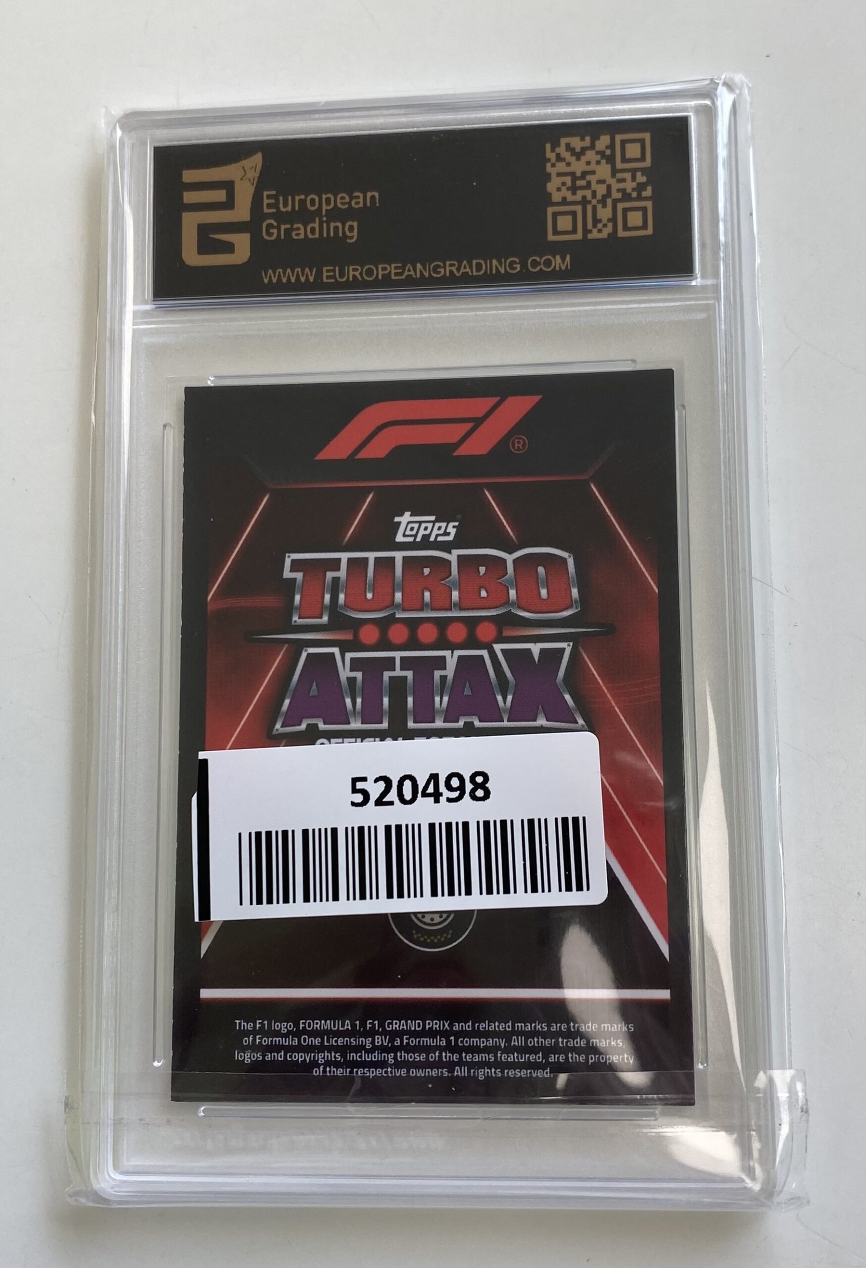 NIGEL MANSELL EUROPEAN GRADING 7,5 CARTA NUMERADA 365/500 - Imagen 2