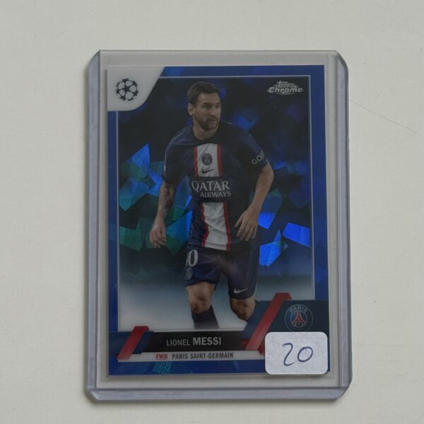 MESSI TOPPS CHROME PARIS SAINT-GERMAIN