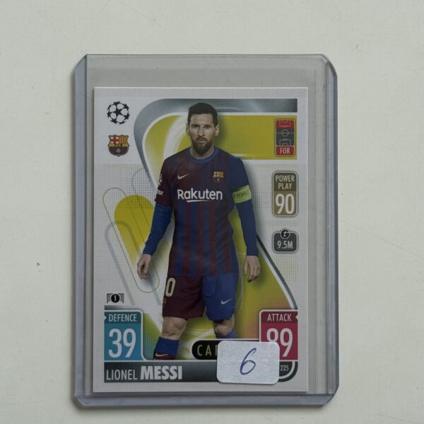MESSI FC BARCELONA CHAMPIONS LEAGUE MATCH ATTAX