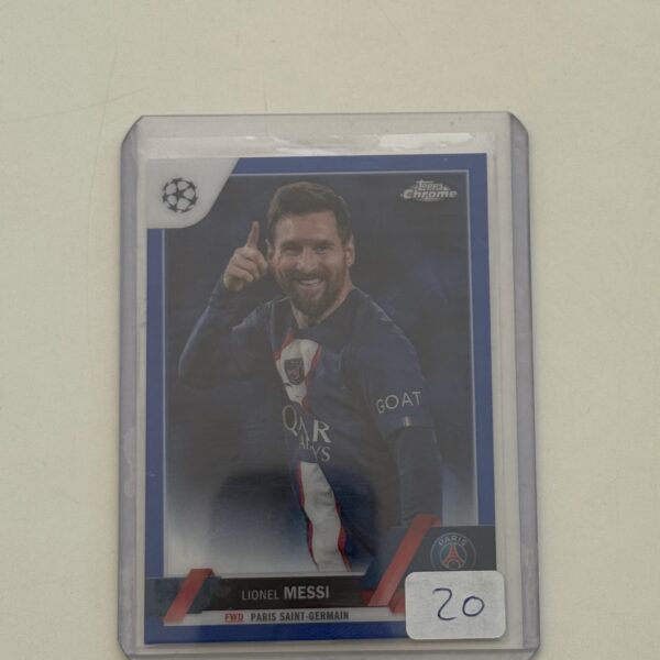 MESSI TOPPS CHROME PARIS SAINT-GERMAIN