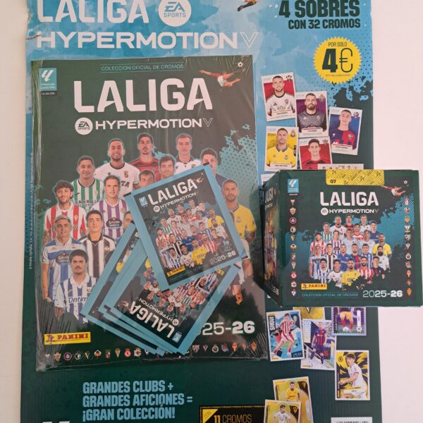 LIGA HYPERMOTION 2025 2026 CAJA +ALBUM
