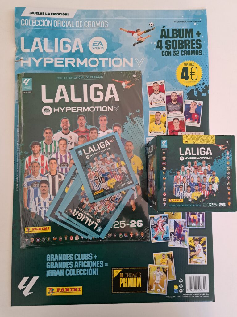 LIGA HYPERMOTION 2025 2026 CAJA +ALBUM