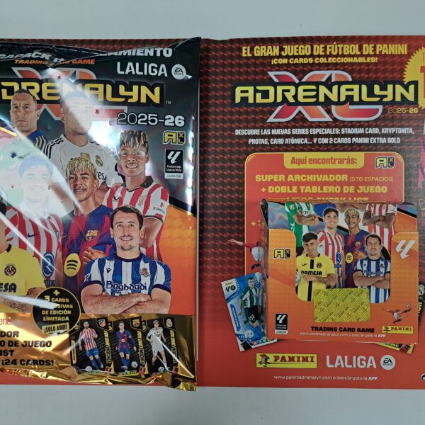 CAJA ADRENALYN XL LA LIGA 2025 2026 + ALBUM PACK LANZAMIENTO