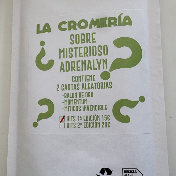 SOBRE MISTERIOSO ADRENALYN XL 2026