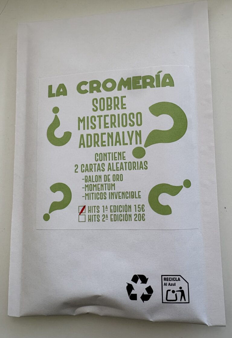 SOBRE MISTERIOSO ADRENALYN XL 2026