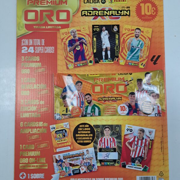 SOBRE PREMIUM ORO ADRENALYN XL 2025 2026