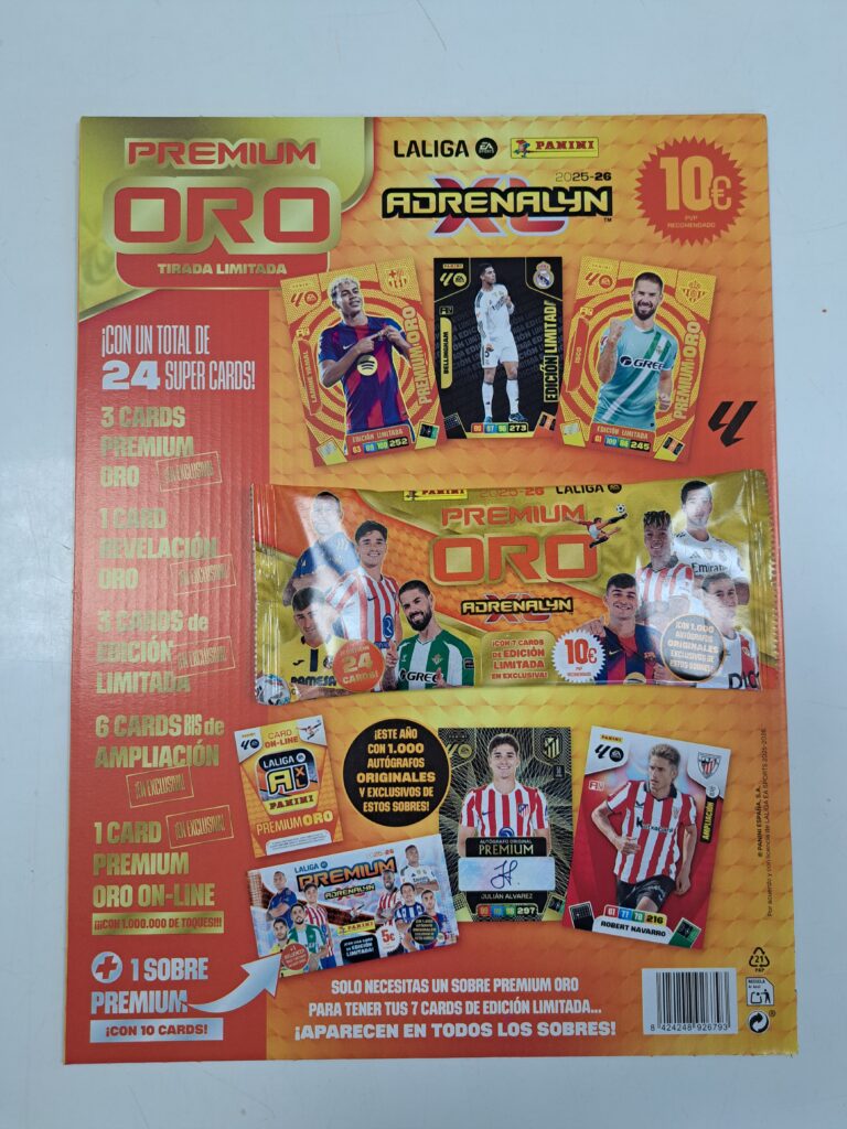 SOBRE PREMIUM ORO ADRENALYN XL 2025 2026