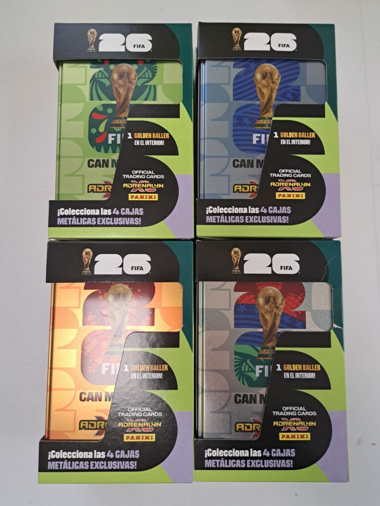 ADRENALYN XL FIFA WORLD CUP 2026 LOTE 4 TIN BOX