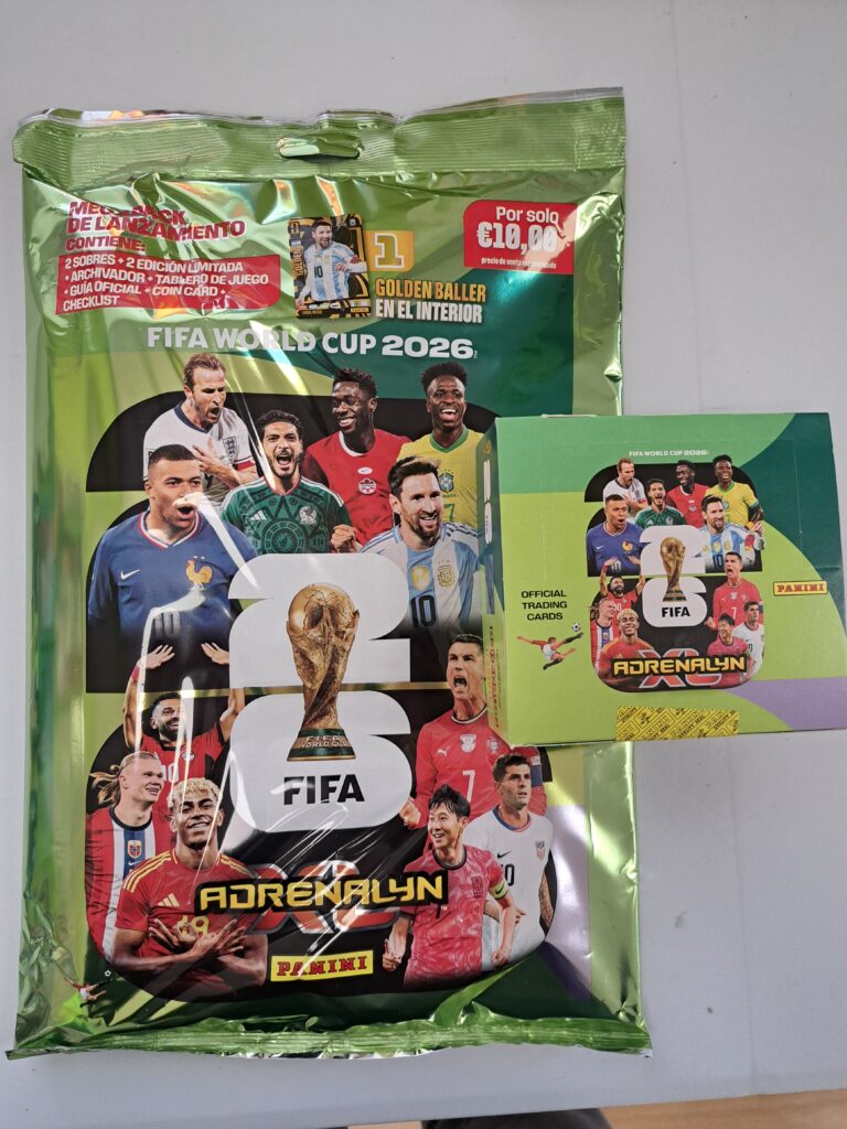 ADRENALYN XL FIFA WORLD CUP 2026 LOTE MEGAPACK LANZAMIENTO +CAJA