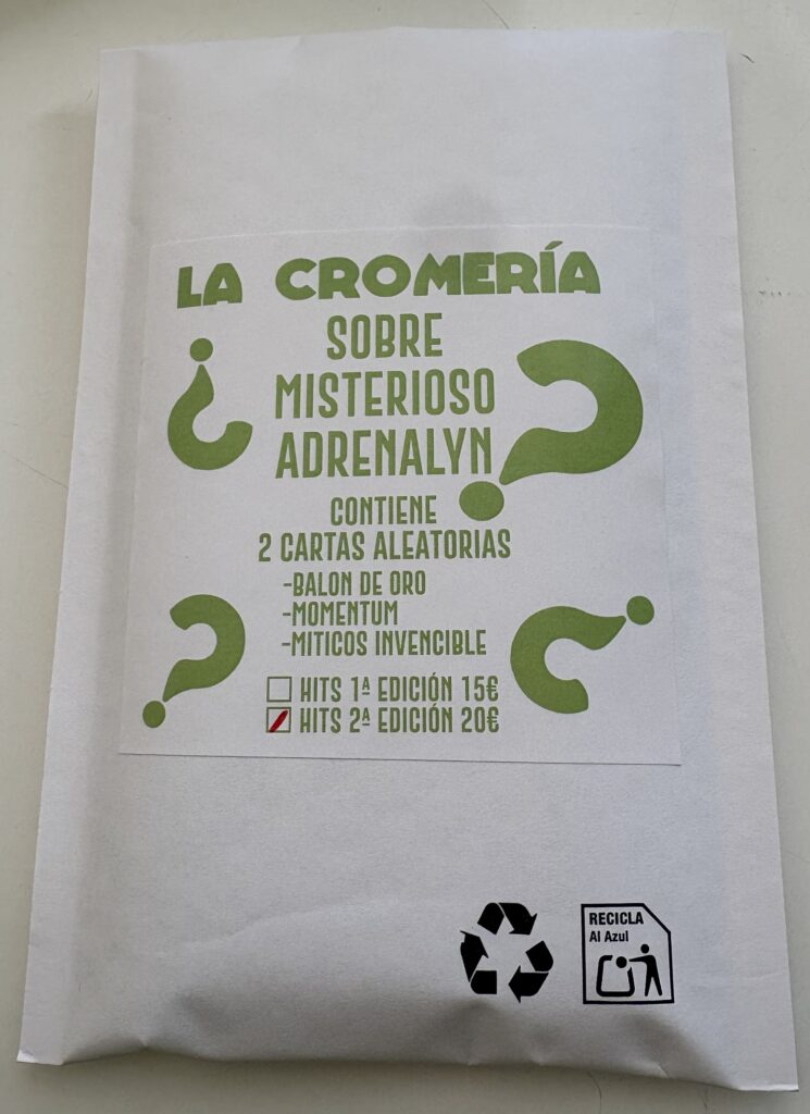 SOBRE MISTERIOSO LA CROMERIA ADRENALYN XL 2025 2026 ACTUALIZADO