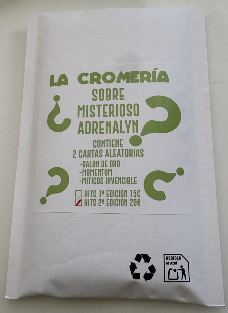 SOBRE MISTERIOSO LA CROMERIA ADRENALYN XL 2025 2026 ACTUALIZADO