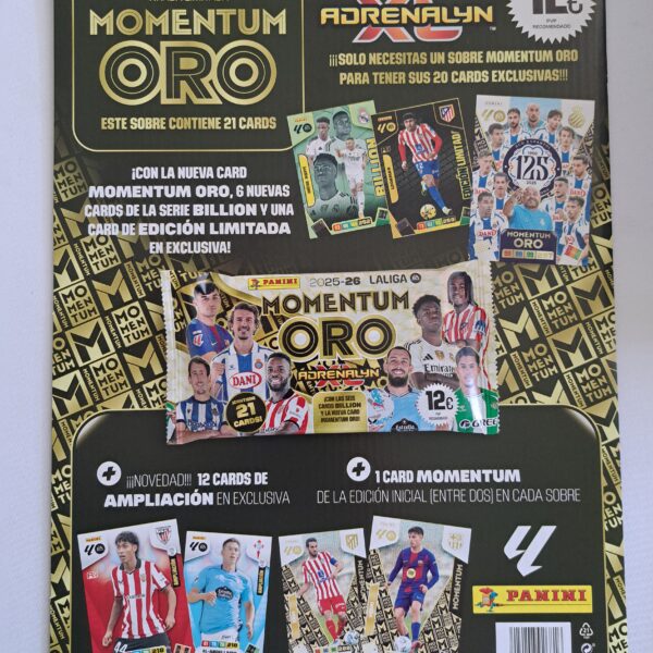 SOBRE MOMENTUM ORO ADRENALYN XL 2026