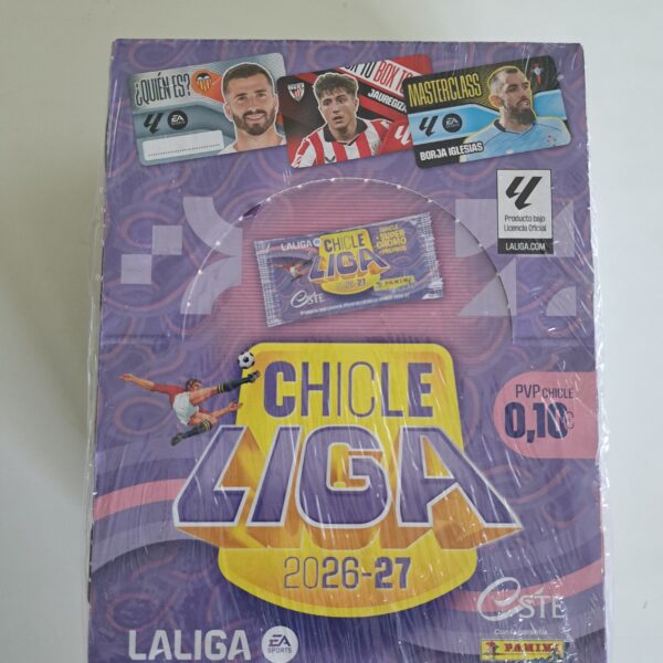 CAJA CHICLES DE LA LIGA 2026 2027