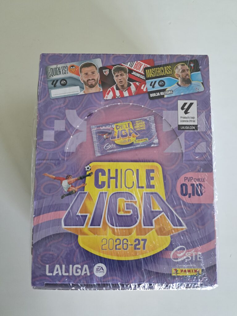 CAJA CHICLES DE LA LIGA 2026 2027