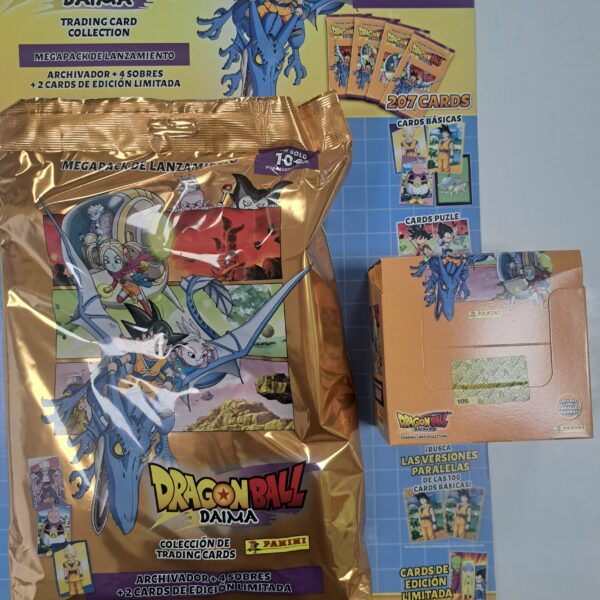 LOTE CAJA + ALBUM DRAGON BALL DAIMA