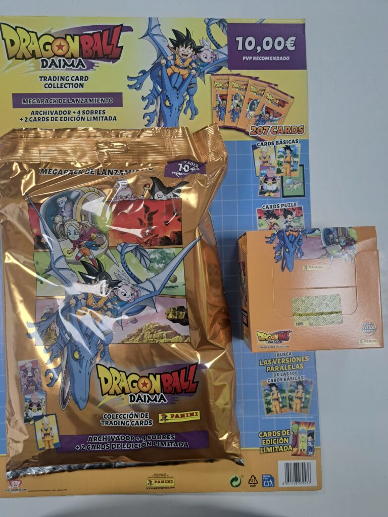 LOTE CAJA + ALBUM DRAGON BALL DAIMA